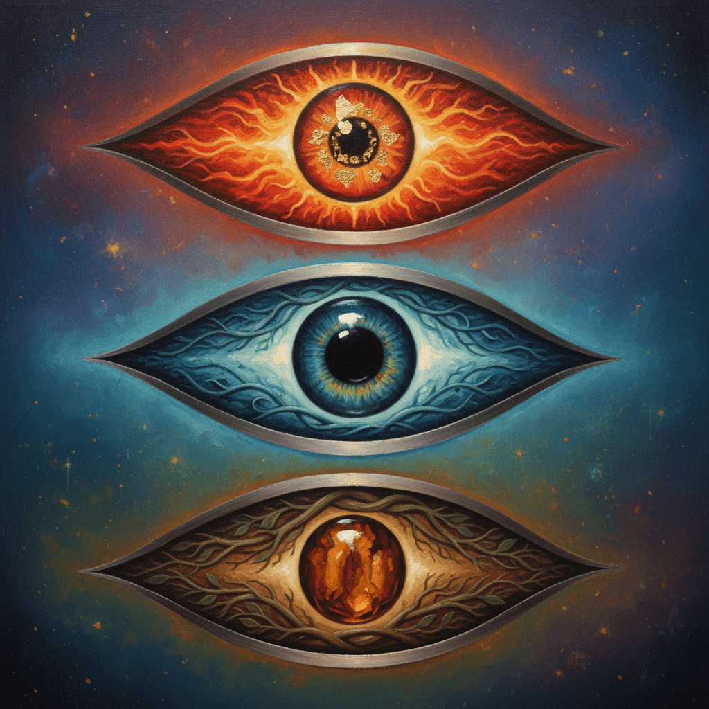 Stacked iris design
