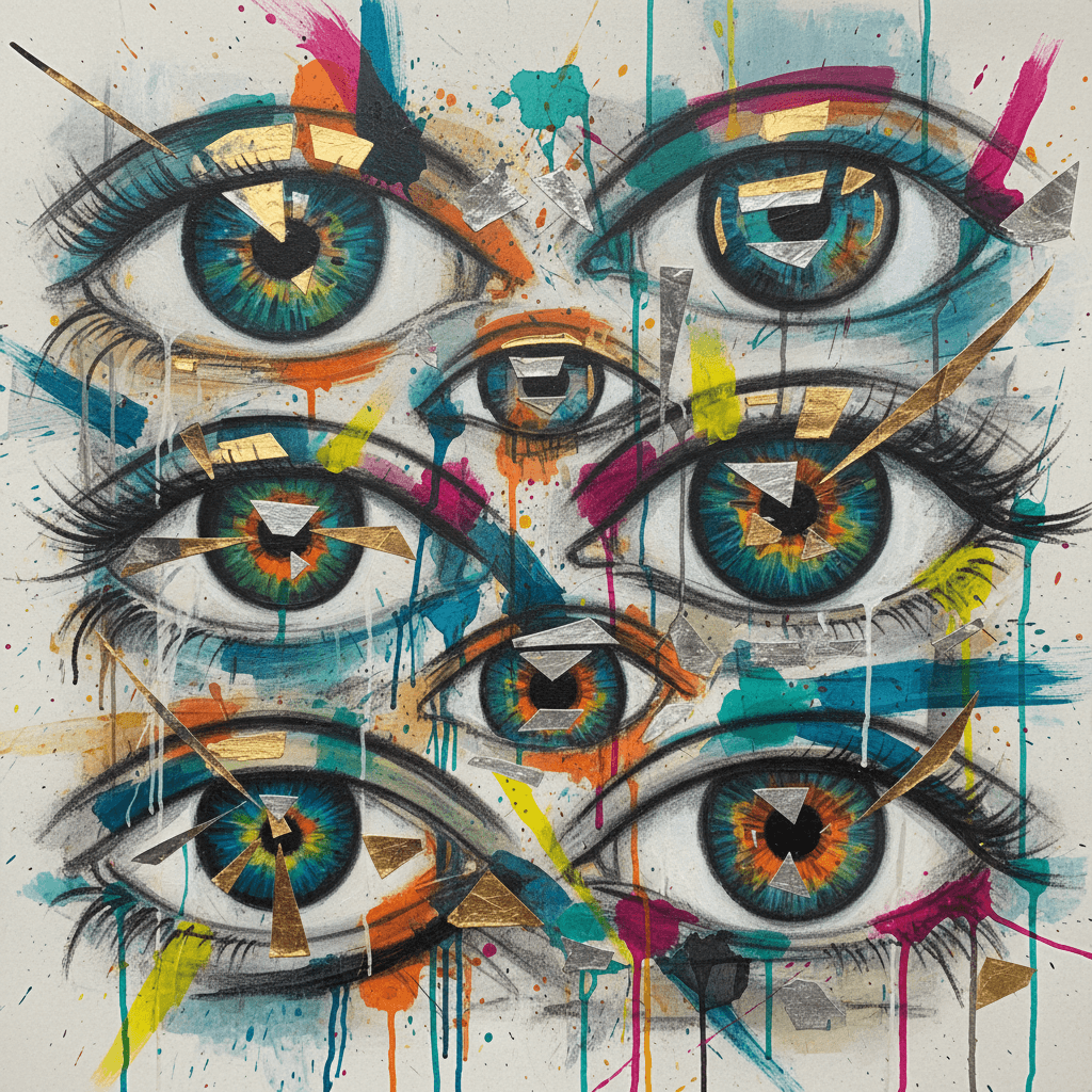 Overlapping iris design